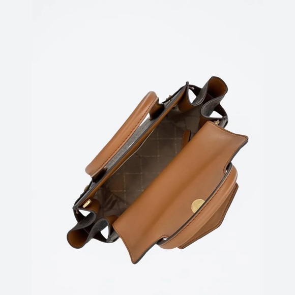 Michael Kors Carmen Satchel Signature Brown - Picture 8 of 9